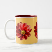Tasse 2 Couleurs Red Dahlias (Gauche)