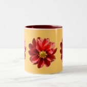 Tasse 2 Couleurs Red Dahlias (Centre)