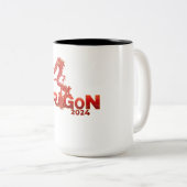 Tasse 2 Couleurs Red Dragon 2024 (Devant droit)