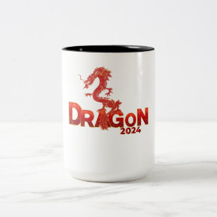 Tasse 2 Couleurs Red Dragon 2024