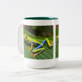 Tasse 2 Couleurs Red eyed tree frog (Devant gauche)