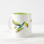 Tasse 2 Couleurs Red eyed tree frog (Devant gauche)