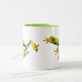 Tasse 2 Couleurs Red eyed tree frog (Centre)