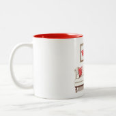 Tasse 2 Couleurs Red Heart Cherries Love (Gauche)
