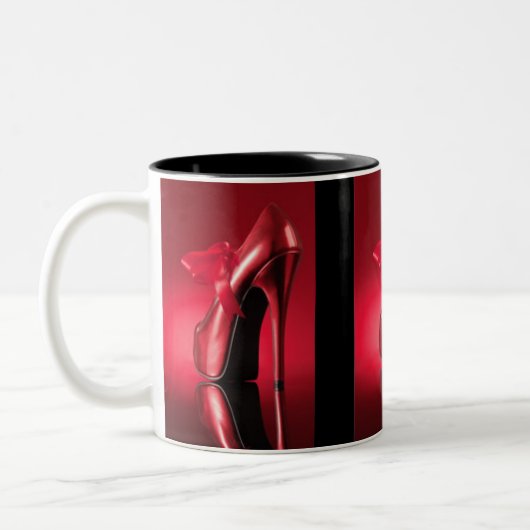 Tasse 2 Couleurs Red High Heure Red Bow (Gauche)