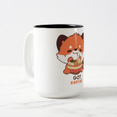 Tasse 2 Couleurs Red Panda : Ramen ? (Devant gauche)