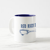 Tasse 2 Couleurs Red Rock Canyon Escalade Quickdraw (Devant gauche)