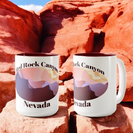 Tasse 2 Couleurs Red Rock Canyon, Nevada