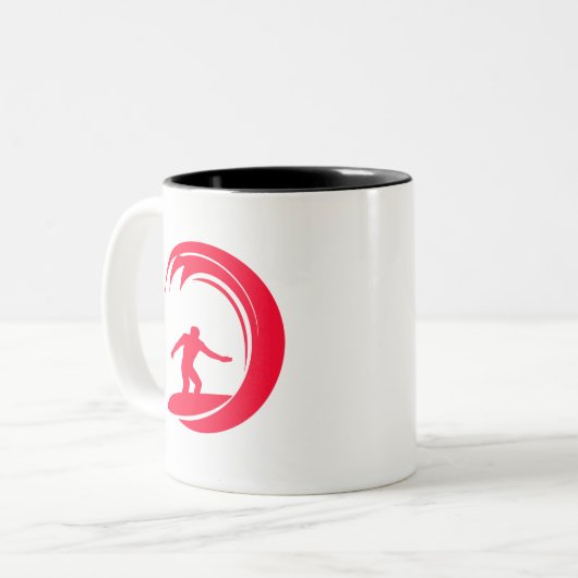 Tasse 2 Couleurs Red Surf (Devant gauche)