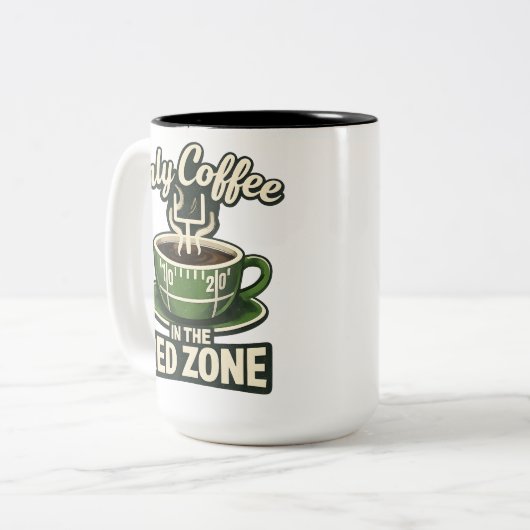 Tasse 2 Couleurs Red Zone Coffee Only (Devant gauche)