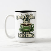 Tasse 2 Couleurs Red Zone Coffee Only (Gauche)