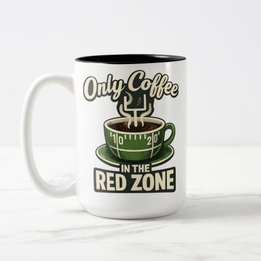 Tasse 2 Couleurs Red Zone Coffee Only (Gauche)