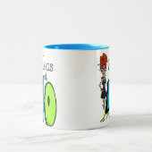 Tasse 2 Couleurs Redhead Fabulous à 40 Anniversaire (Centre)