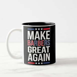 Tasse 2 Couleurs Redonnez sa grandeur aux barbiers Barbiers pour Tr