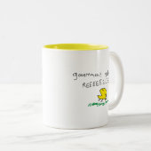 Tasse 2 Couleurs REE SNEKRIGHT Gadsden Flag (Devant droit)
