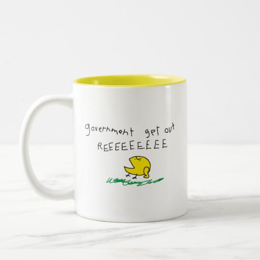 Tasse 2 Couleurs REE SNEKRIGHT Gadsden Flag (Gauche)
