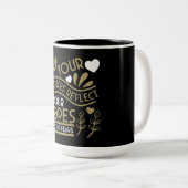 Tasse 2 Couleurs Reflet de vos espoirs Motivation (Devant droit)