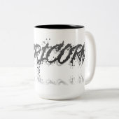 Tasse 2 Couleurs Réflexion Capricorne (Devant droit)