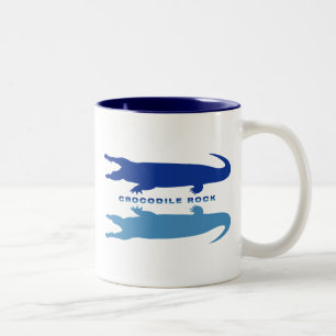 Tasse 2 Couleurs Réflexion crocodile (bleu)