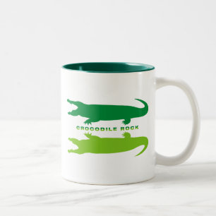 Tasse 2 Couleurs Réflexion crocodile (vert)