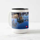 Tasse 2 Couleurs Réflexion des palmiers (Devant gauche)