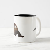 Tasse 2 Couleurs Réflexion silencieuse (Devant droit)