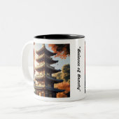 Tasse 2 Couleurs "Réflexions calmes" (Devant gauche)