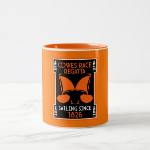 Tasse 2 Couleurs Régate de yachts de Cowes Isle of Wight