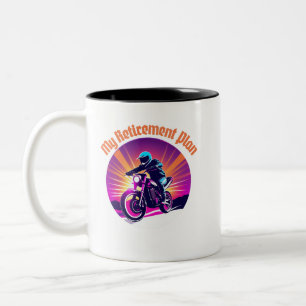 Tasse 2 Couleurs Régime De Retraite Qui Met Ma Moto En Route