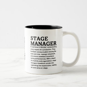 Tasse 2 Couleurs Régisseur de scène