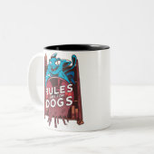 Tasse 2 Couleurs Règle de Chat (Devant gauche)