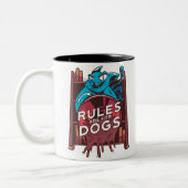 Tasse 2 Couleurs Règle de Chat (Gauche)