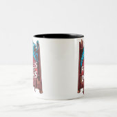 Tasse 2 Couleurs Règle de Chat (Centre)