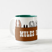 Tasse 2 Couleurs Règle de mules ! (Devant gauche)