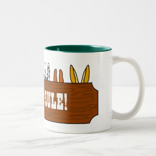 Tasse 2 Couleurs Règle de mules !