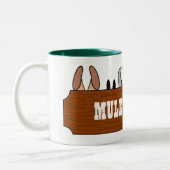 Tasse 2 Couleurs Règle de mules ! (Gauche)