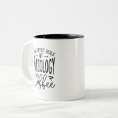 Tasse 2 Couleurs Règle De Radiologie Est Café (Devant gauche)