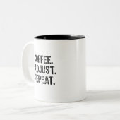 Tasse 2 Couleurs Régler le café Répéter (Devant gauche)