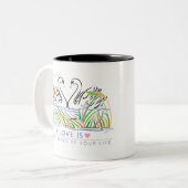 Tasse 2 Couleurs Règles d'amour (Devant gauche)