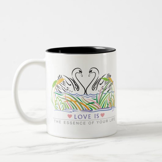 Tasse 2 Couleurs Règles d'amour (Gauche)