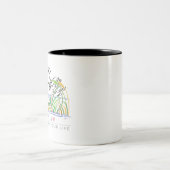Tasse 2 Couleurs Règles d'amour (Centre)