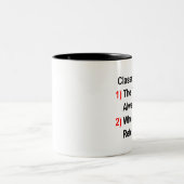 Tasse 2 Couleurs Règles de salle de classe (Centre)