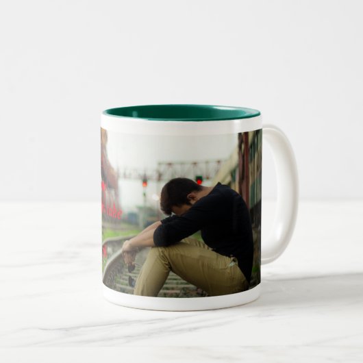 Tasse 2 Couleurs Regrets (Devant droit)