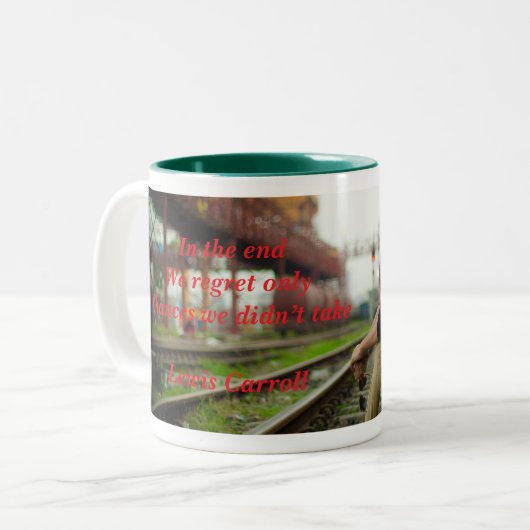 Tasse 2 Couleurs Regrets (Devant gauche)