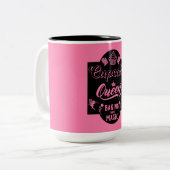 Tasse 2 Couleurs Reine Cupcake (Devant gauche)