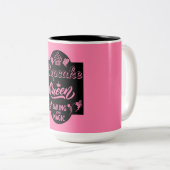 Tasse 2 Couleurs Reine Cupcake (Devant droit)