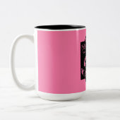 Tasse 2 Couleurs Reine Cupcake (Gauche)