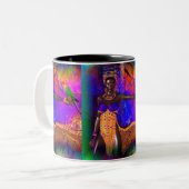 Tasse 2 Couleurs Reine d'Afrique (Devant gauche)