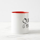 Tasse 2 Couleurs "REINE de la perte de mémoire" (Centre)