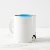 Tasse 2 Couleurs Reine de pingouin (Devant gauche)